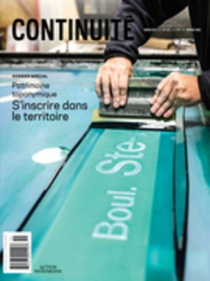 cover image of Continuité. No. 151, Hiver 2017